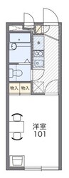 レオパレス弥勒寺の物件間取画像